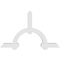Ekena Millwork Ericson Architectural Grade PVC Gable Bracket, 84"W x 52 1/2"H x 6"D x 6"F, 15/12 Pitch GBP084X53X0606ERI00 - alternate 3